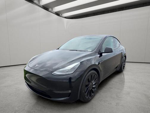 Solid Black 2022 Tesla Model Y Performance Dual Motor All-Wheel Drive