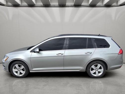 Tungsten Silver Metallic 2015 Volkswagen Golf SportWagen TDI S 4-Door
