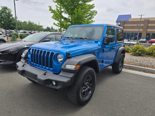 Hydro Blue Pearlcoat 2024 Jeep Wrangler Sport