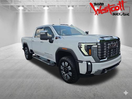 White Frost Tricoat 2024 GMC Sierra 2500 Denali