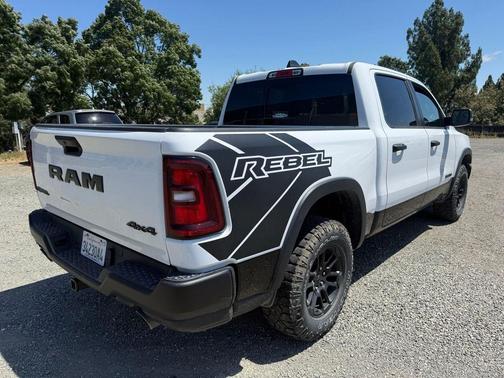 Bright White Clearcoat 2025 RAM 1500 Rebel