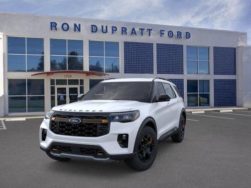Star White Metallic Tri-Coat 2026 Ford Explorer Tremor
