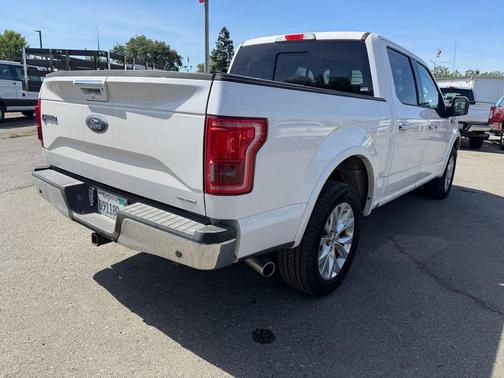 White Platinum Clearcoat Metallic 2015 Ford F-150 Lariat