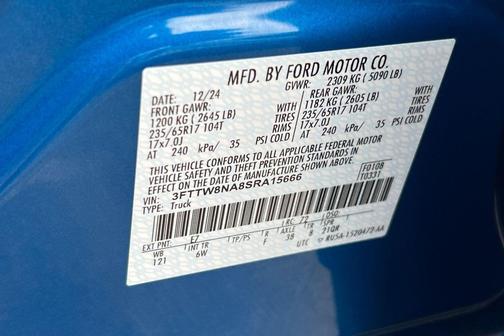 2025 Ford Maverick Tremor