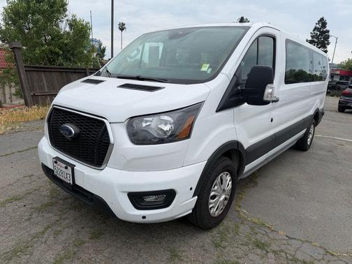 Oxford White 2024 Ford Transit-350 XLT