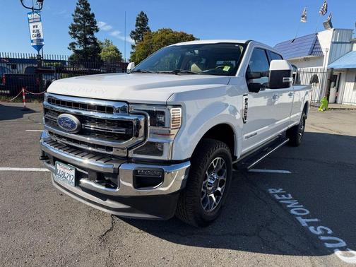 Star White Metallic Tri-Coat 2020 Ford F-350 Lariat