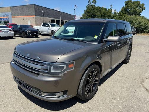 Mineral Gray Metallic 2014 Ford Flex Limited