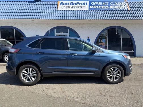 Blue Metallic 2018 Ford Edge SEL