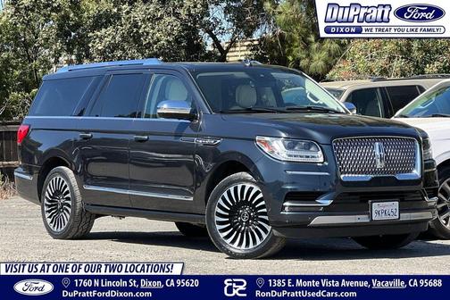 Flight Blue 2021 Lincoln Navigator Black Label