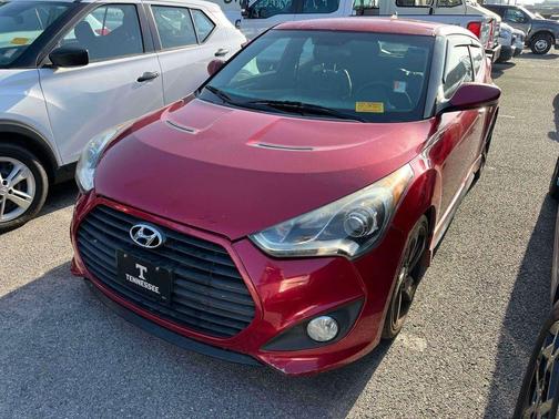 Red 2013 Hyundai Veloster Turbo