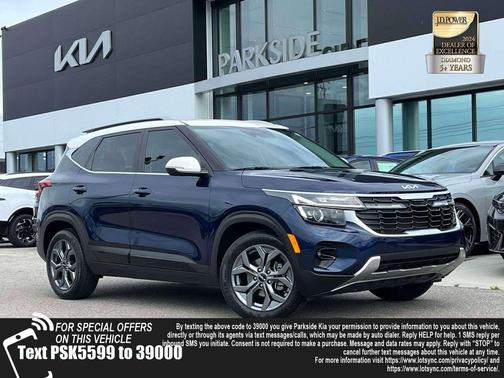 Ocean Blue 2024 Kia Seltos S