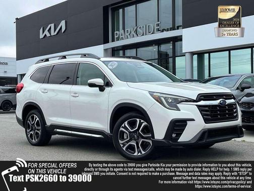 Crystal White Pearl 2023 Subaru Ascent Limited 7-Passenger