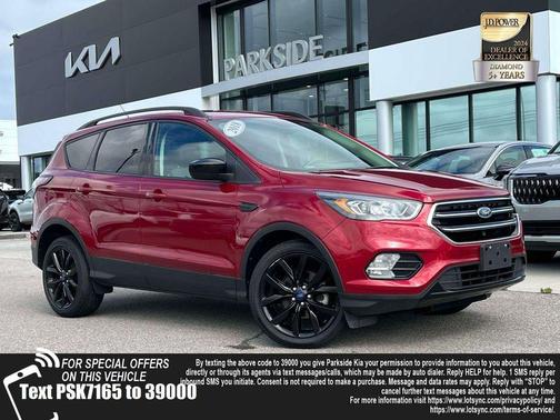 Ruby Red Metallic 2018 Ford Escape SE
