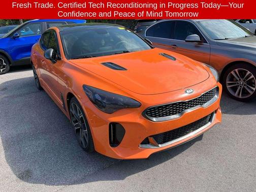 Orange 2019 Kia Stinger GTS