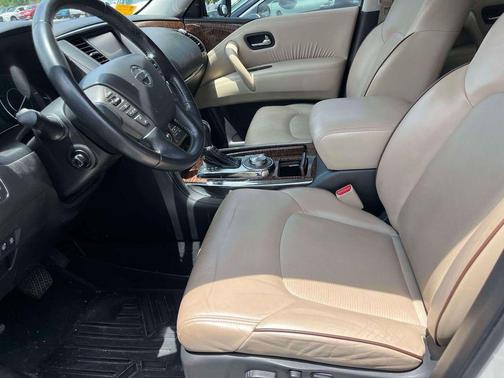 White 2019 Nissan Armada Platinum