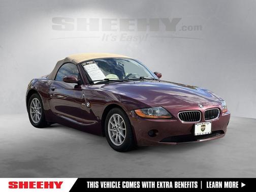 Maroon 2003 BMW Z4 2.5i Roadster