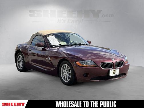Maroon 2003 BMW Z4 2.5i Roadster