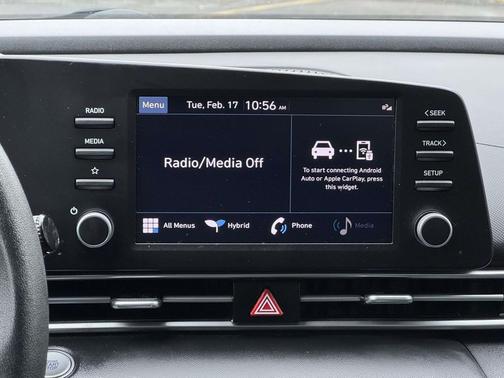 Onyx Black 2023 Hyundai ELANTRA HEV Blue