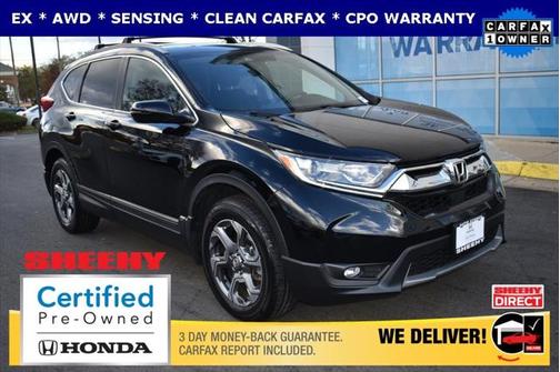 Crystal Black Pearl 2018 Honda CR-V EX