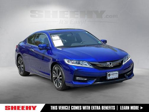 Blue 2016 Honda Accord EX-L