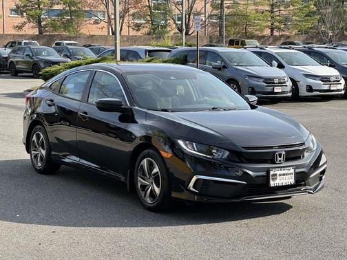 Crystal Black Pearl 2019 Honda Civic LX