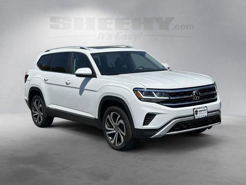 Pure White 2022 Volkswagen Atlas 2.0T SEL