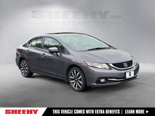 Modern Steel Metallic 2014 Honda Civic EX-L