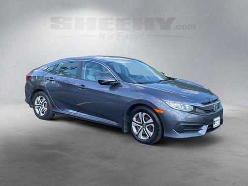 Modern Steel Metallic 2018 Honda Civic LX