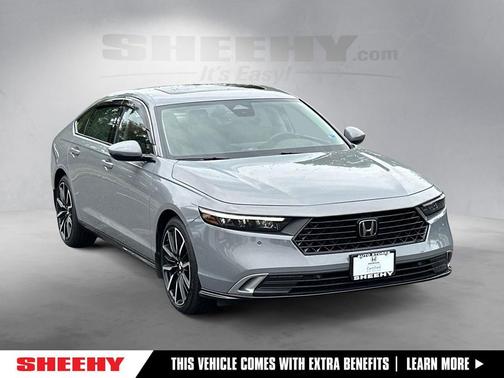 Gray 2024 Honda Accord Hybrid Touring Sedan