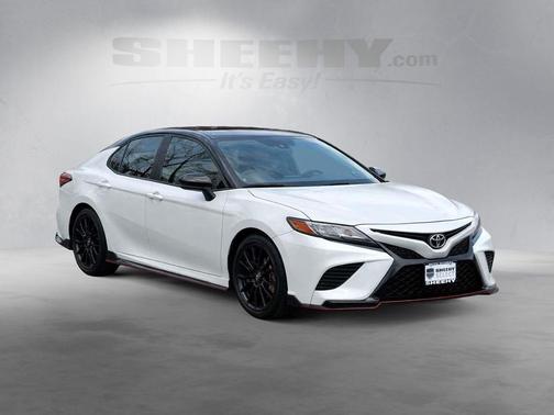 Wind Chill Pearl/Midnight Black Metallic 2021 Toyota Camry TRD