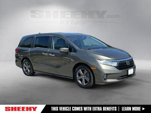 Pacific Pewter Metallic 2021 Honda Odyssey EX