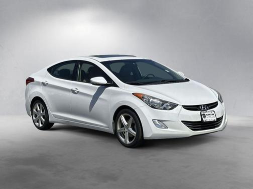 Shimmering White 2013 Hyundai ELANTRA Limited