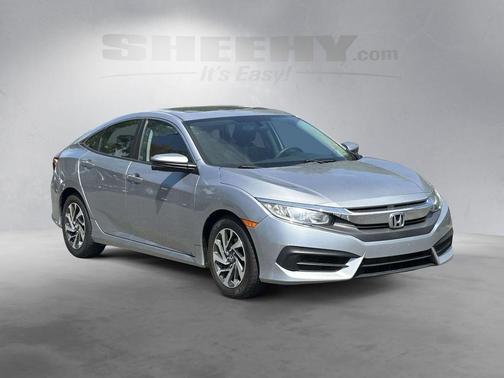 Lunar Silver Metallic 2016 Honda Civic EX