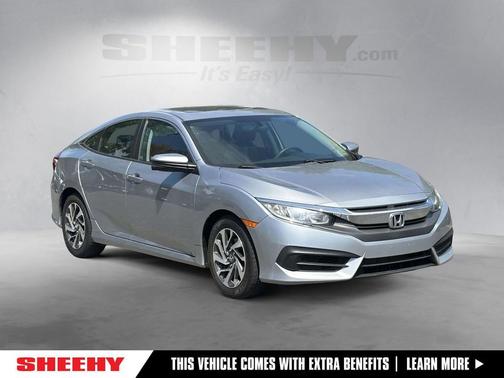 Lunar Silver Metallic 2016 Honda Civic EX