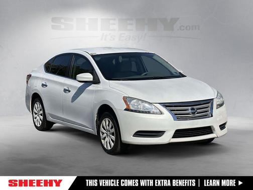 Aspen White 2014 Nissan Sentra S