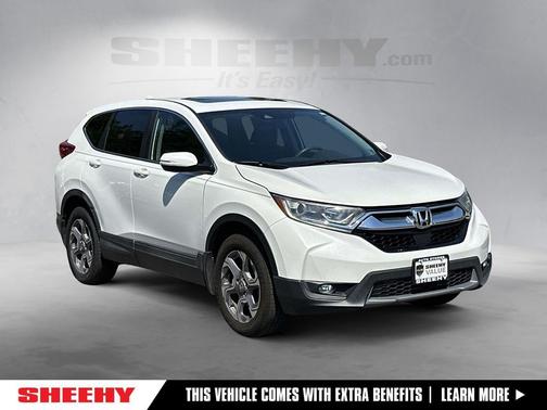 Platinum White Pearl 2019 Honda CR-V EX