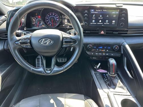 Ceramic White 2021 Hyundai ELANTRA N Line