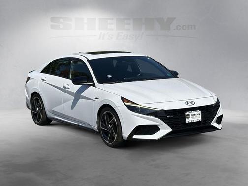 Ceramic White 2021 Hyundai ELANTRA N Line