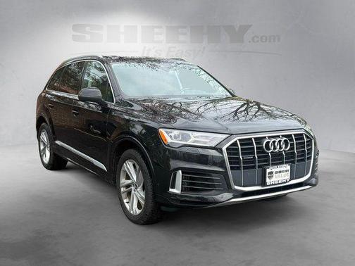 Black 2021 Audi Q7 55 Premium Plus