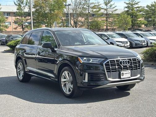 Black 2021 Audi Q7 55 Premium Plus