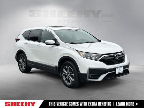 Platinum White Pearl 2021 Honda CR-V AWD EX-L
