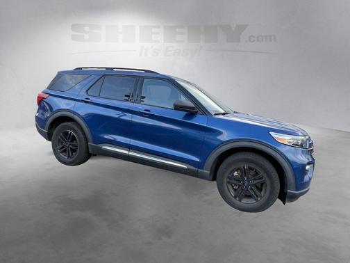 ATLAS BLUE METALLIC 2020 Ford Explorer XLT
