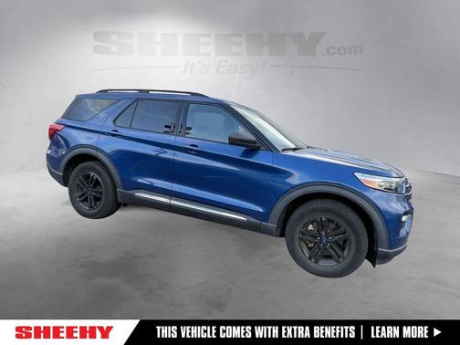 ATLAS BLUE METALLIC 2020 Ford Explorer XLT