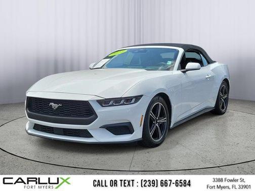 Oxford White 2024 Ford Mustang EcoBoost Premium