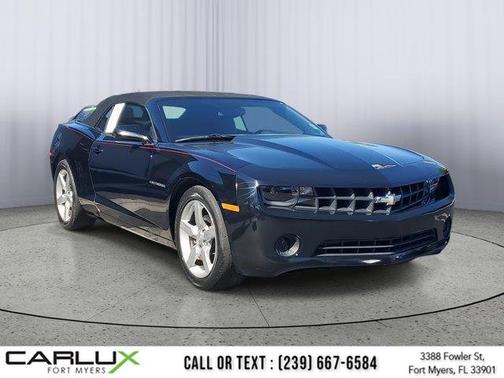 Black 2012 Chevrolet Camaro 2dr Conv 2LT