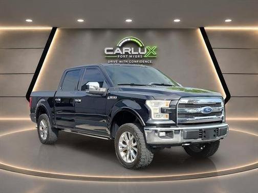 Blue Jeans Metallic 2017 Ford F-150 Lariat 4WD SuperCrew 6.5' Box