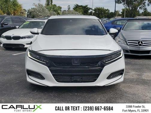 Platinum White Pearl 2021 Honda Accord EX-L 1.5T CVT
