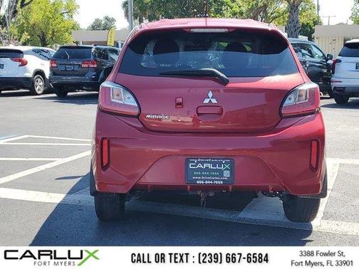 Wine Red Metallic 2021 Mitsubishi Mirage LE CVT