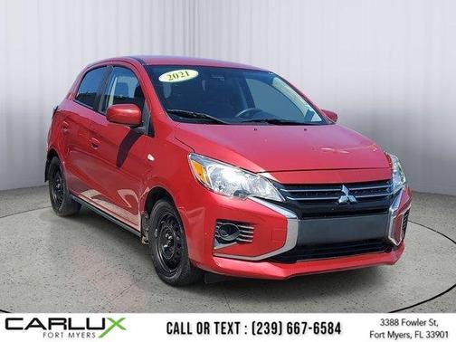 Wine Red Metallic 2021 Mitsubishi Mirage LE CVT