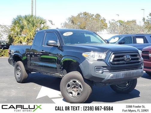Midnight Black Metallic 2022 Toyota Tacoma SR Access Cab 6' Bed I4 AT (Natl)